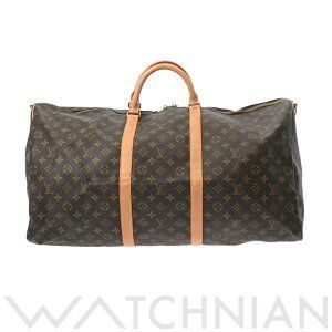 Louis Vuitton Monogram Keepall Bandouliere Brown Canvas Boston Bag